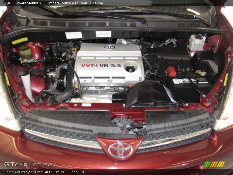 Salsa Red Pearl / Taupe 2005 Toyota Sienna XLE Limited