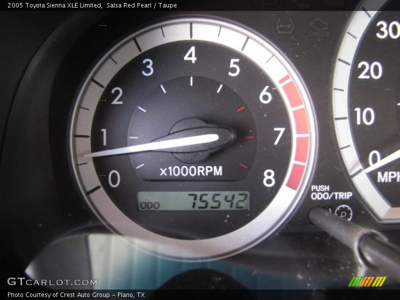 Salsa Red Pearl / Taupe 2005 Toyota Sienna XLE Limited