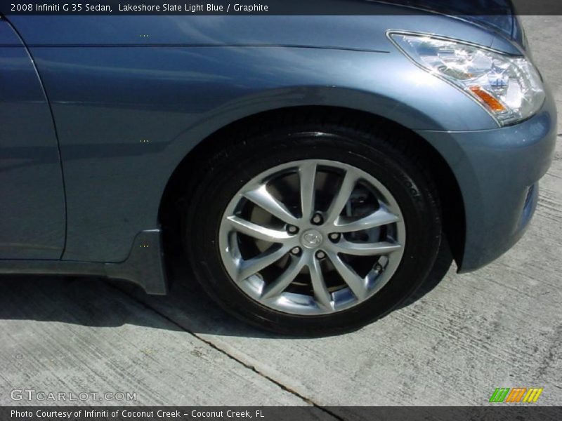 Lakeshore Slate Light Blue / Graphite 2008 Infiniti G 35 Sedan