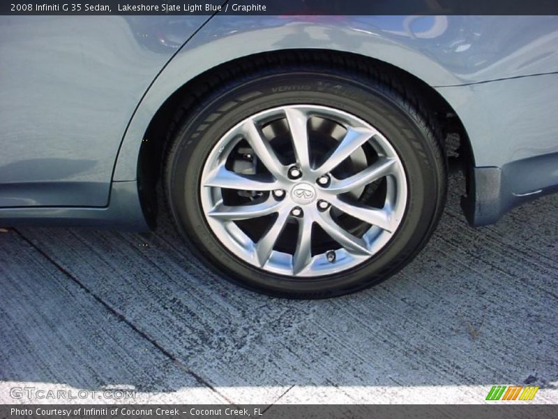 Lakeshore Slate Light Blue / Graphite 2008 Infiniti G 35 Sedan