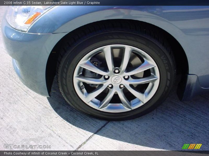 Lakeshore Slate Light Blue / Graphite 2008 Infiniti G 35 Sedan