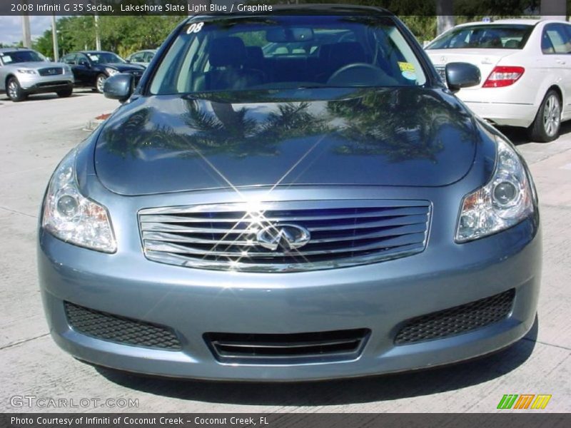 Lakeshore Slate Light Blue / Graphite 2008 Infiniti G 35 Sedan