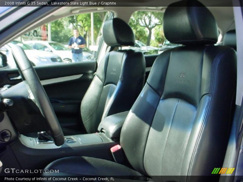 Lakeshore Slate Light Blue / Graphite 2008 Infiniti G 35 Sedan