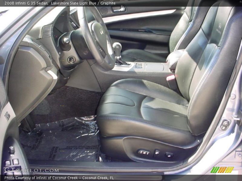 Lakeshore Slate Light Blue / Graphite 2008 Infiniti G 35 Sedan