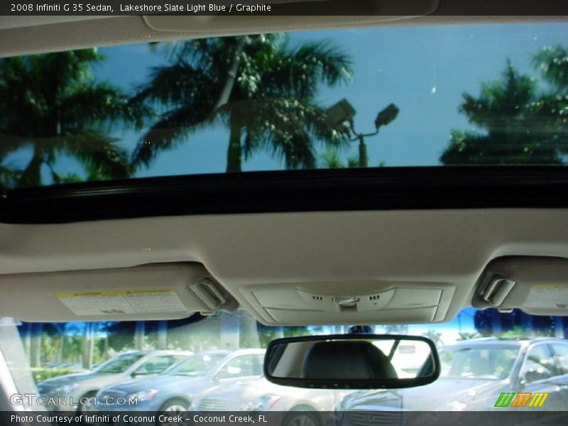 Lakeshore Slate Light Blue / Graphite 2008 Infiniti G 35 Sedan