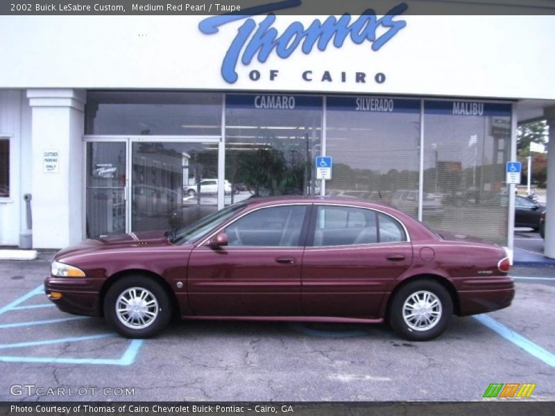 Medium Red Pearl / Taupe 2002 Buick LeSabre Custom