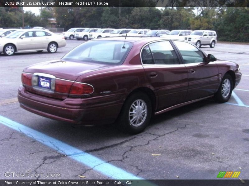Medium Red Pearl / Taupe 2002 Buick LeSabre Custom