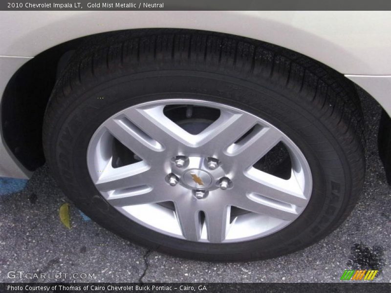 Gold Mist Metallic / Neutral 2010 Chevrolet Impala LT