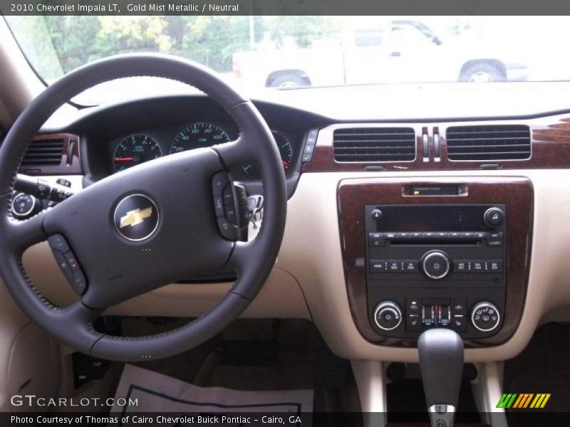 Gold Mist Metallic / Neutral 2010 Chevrolet Impala LT