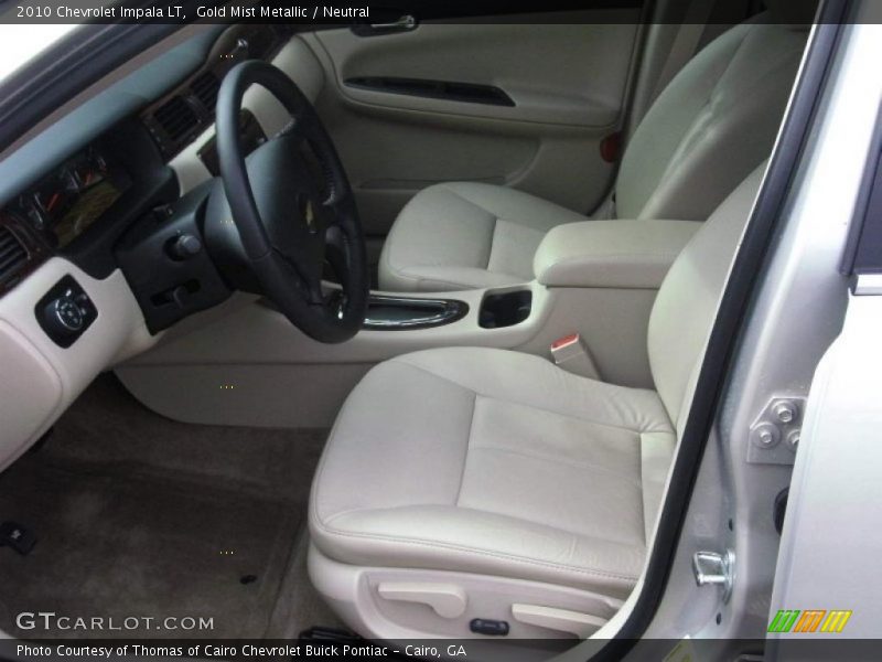 Gold Mist Metallic / Neutral 2010 Chevrolet Impala LT