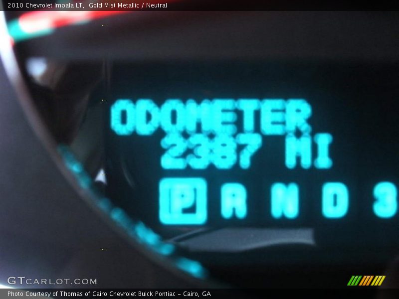 Gold Mist Metallic / Neutral 2010 Chevrolet Impala LT