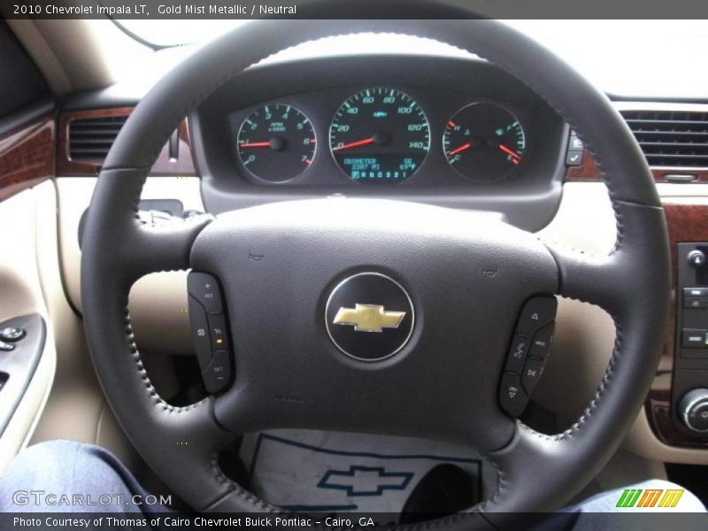 Gold Mist Metallic / Neutral 2010 Chevrolet Impala LT