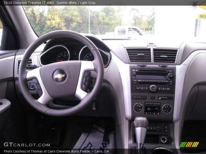 Summit White / Light Gray 2010 Chevrolet Traverse LT AWD