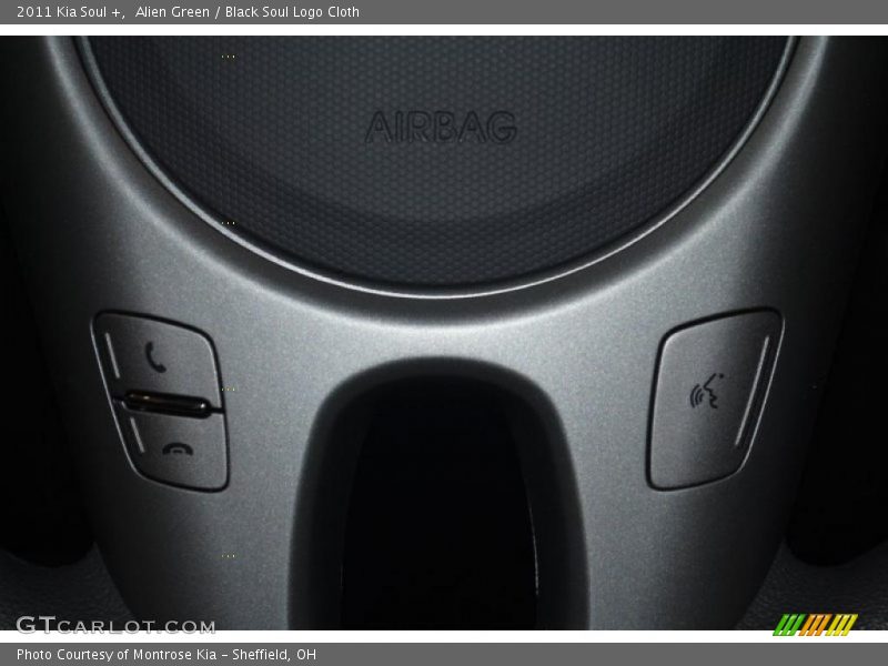 Alien Green / Black Soul Logo Cloth 2011 Kia Soul +