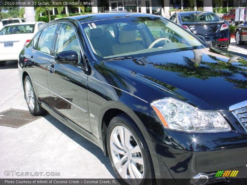 Black Obsidian / Wheat 2010 Infiniti M 35 Sedan