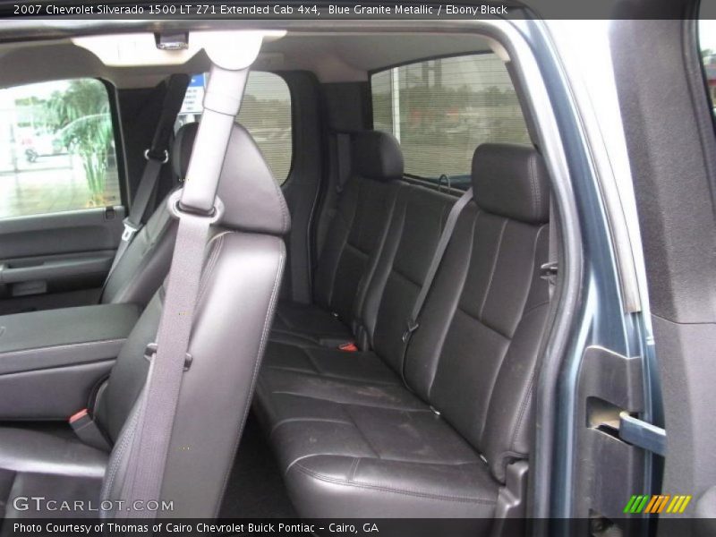 Blue Granite Metallic / Ebony Black 2007 Chevrolet Silverado 1500 LT Z71 Extended Cab 4x4