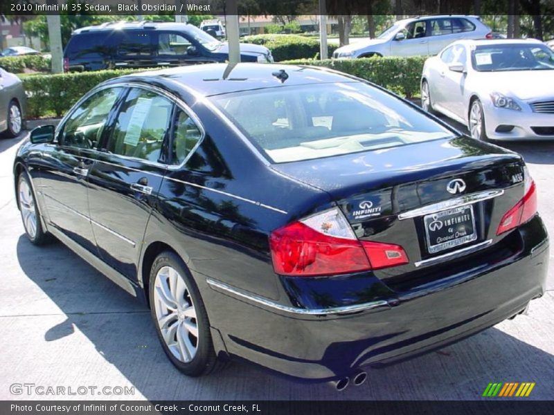 Black Obsidian / Wheat 2010 Infiniti M 35 Sedan