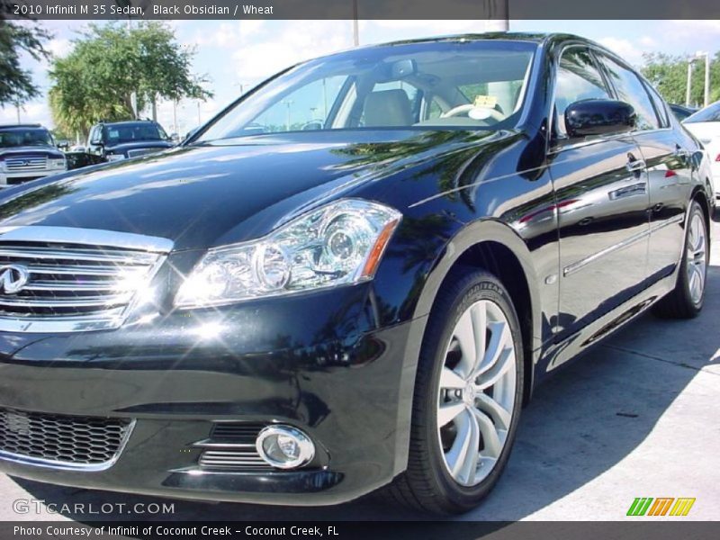 Black Obsidian / Wheat 2010 Infiniti M 35 Sedan