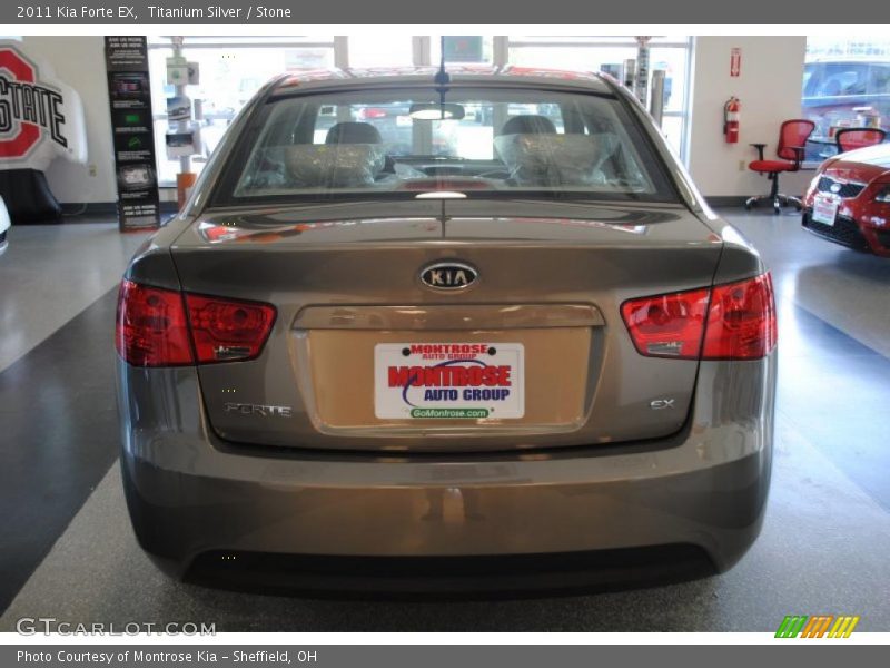Titanium Silver / Stone 2011 Kia Forte EX