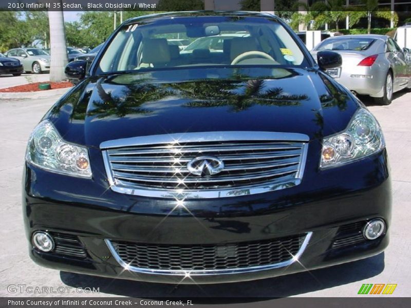 Black Obsidian / Wheat 2010 Infiniti M 35 Sedan