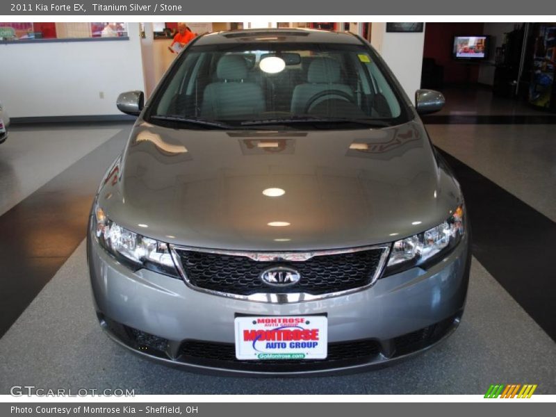 Titanium Silver / Stone 2011 Kia Forte EX
