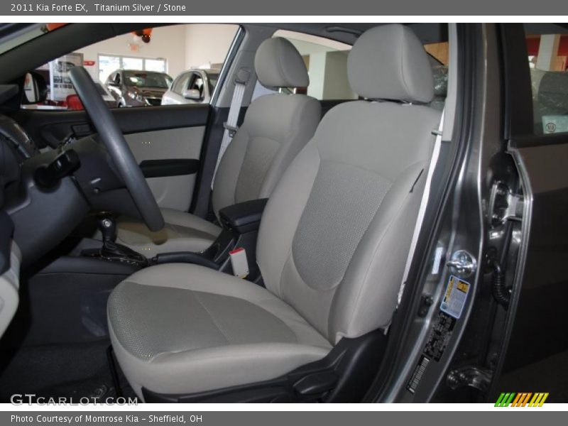 2011 Forte EX Stone Interior