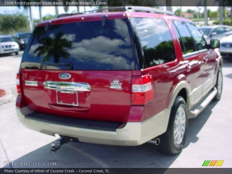 Redfire Metallic / Camel 2008 Ford Expedition Eddie Bauer