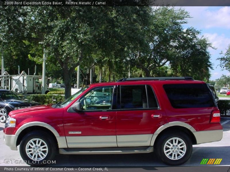 Redfire Metallic / Camel 2008 Ford Expedition Eddie Bauer