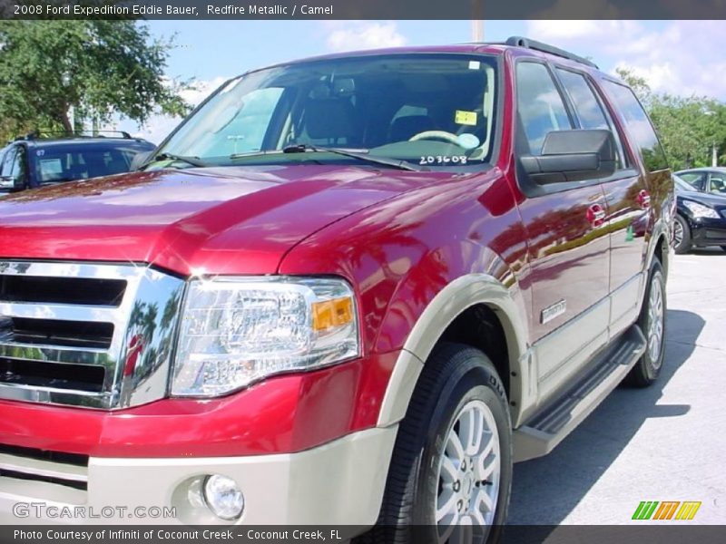 Redfire Metallic / Camel 2008 Ford Expedition Eddie Bauer