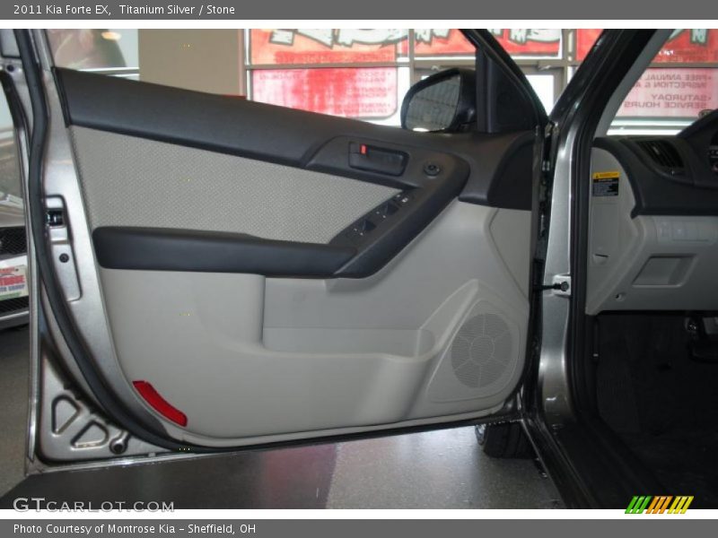 Titanium Silver / Stone 2011 Kia Forte EX