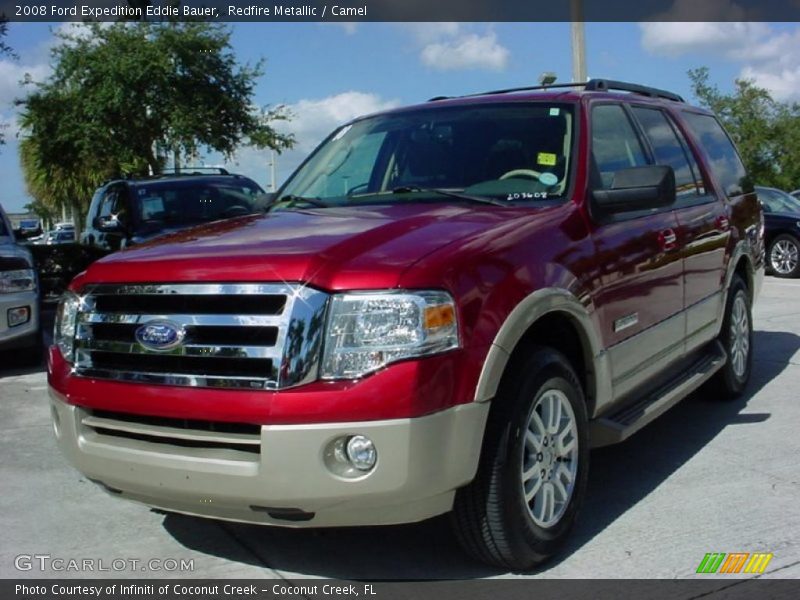 Redfire Metallic / Camel 2008 Ford Expedition Eddie Bauer