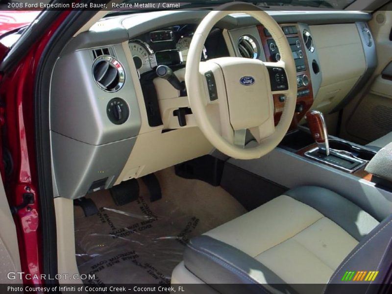Redfire Metallic / Camel 2008 Ford Expedition Eddie Bauer