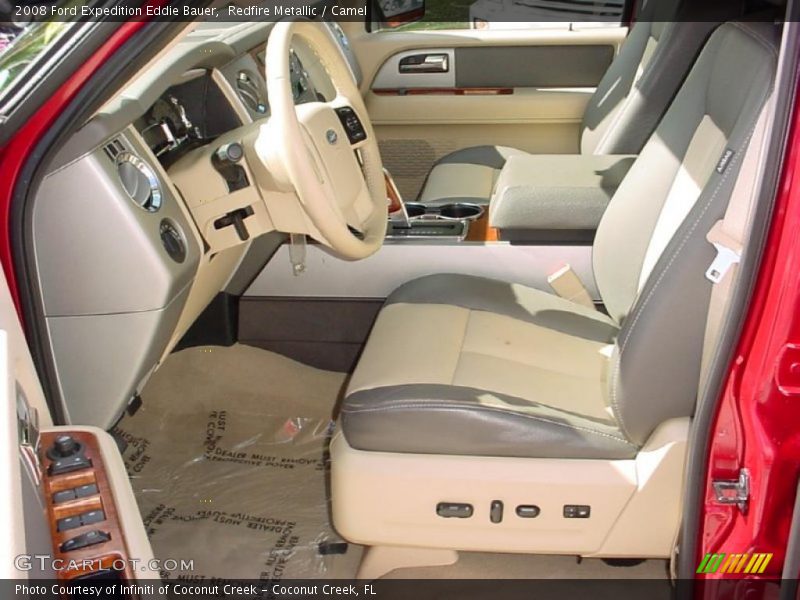 Redfire Metallic / Camel 2008 Ford Expedition Eddie Bauer