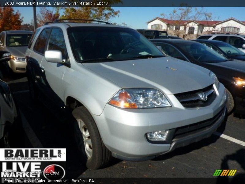 Starlight Silver Metallic / Ebony 2003 Acura MDX Touring