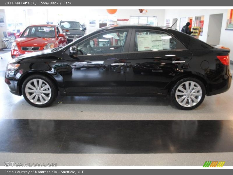 Ebony Black / Black 2011 Kia Forte SX