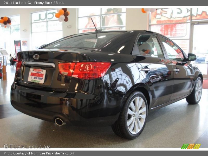 Ebony Black / Black 2011 Kia Forte SX