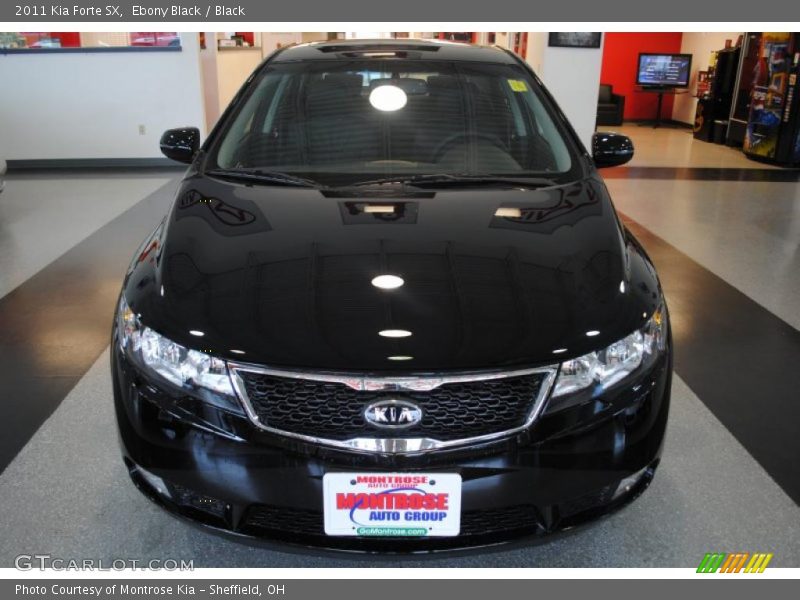 Ebony Black / Black 2011 Kia Forte SX