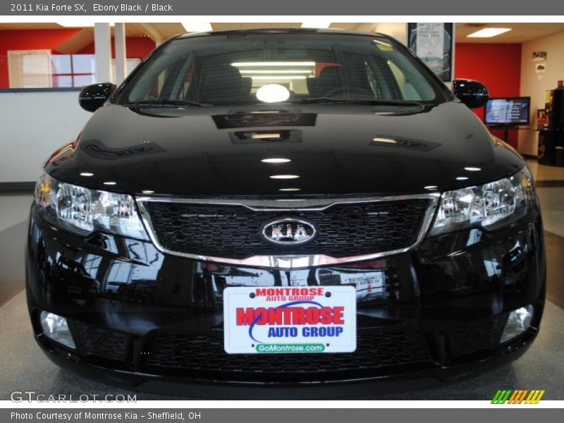 Ebony Black / Black 2011 Kia Forte SX