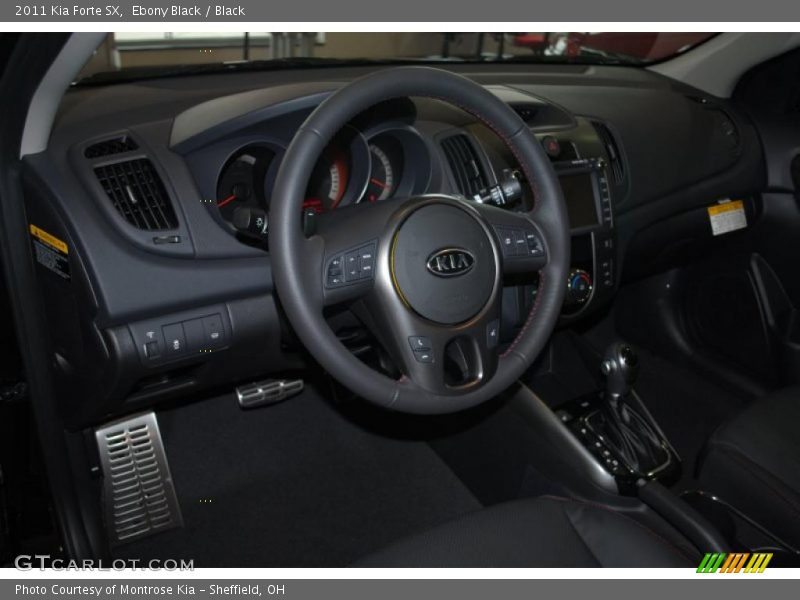 Ebony Black / Black 2011 Kia Forte SX