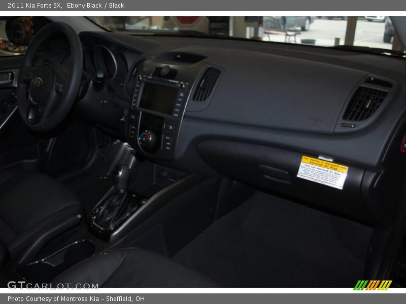 Ebony Black / Black 2011 Kia Forte SX