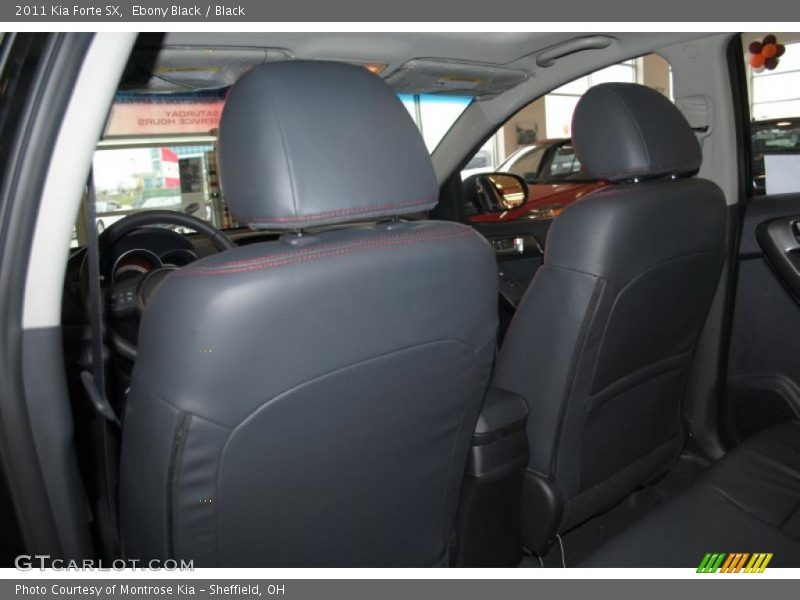 Ebony Black / Black 2011 Kia Forte SX