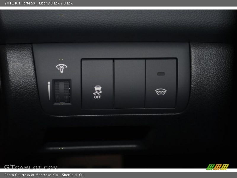 Ebony Black / Black 2011 Kia Forte SX