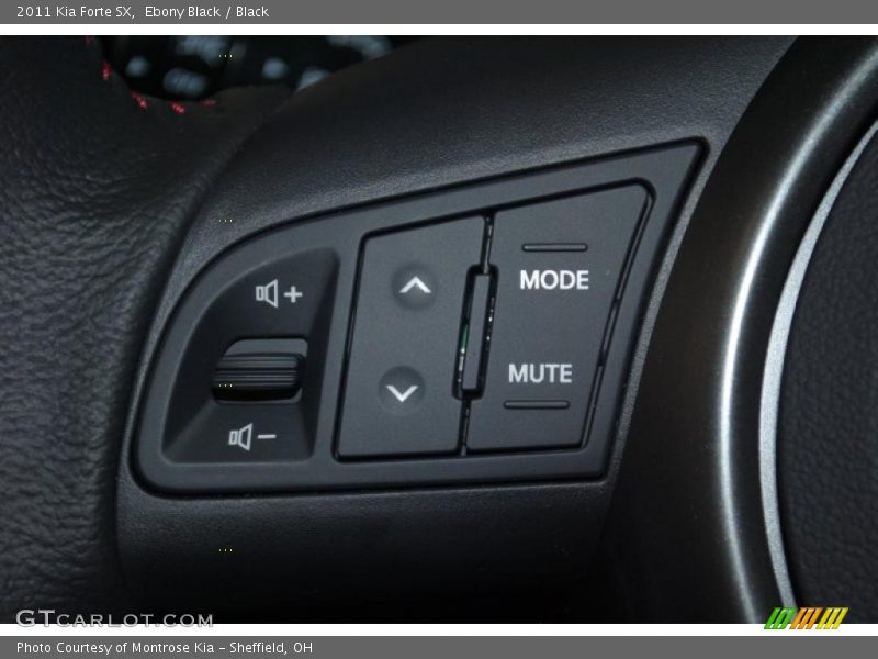 Ebony Black / Black 2011 Kia Forte SX