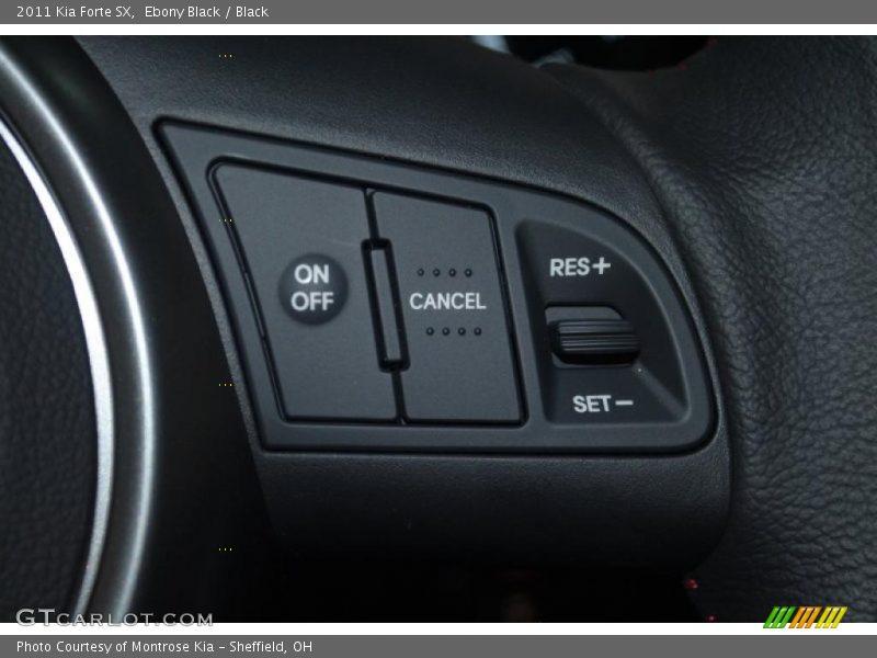 Ebony Black / Black 2011 Kia Forte SX