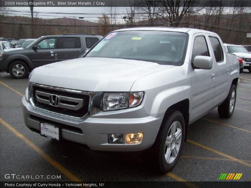 Billet Silver Metallic / Gray 2009 Honda Ridgeline RTL