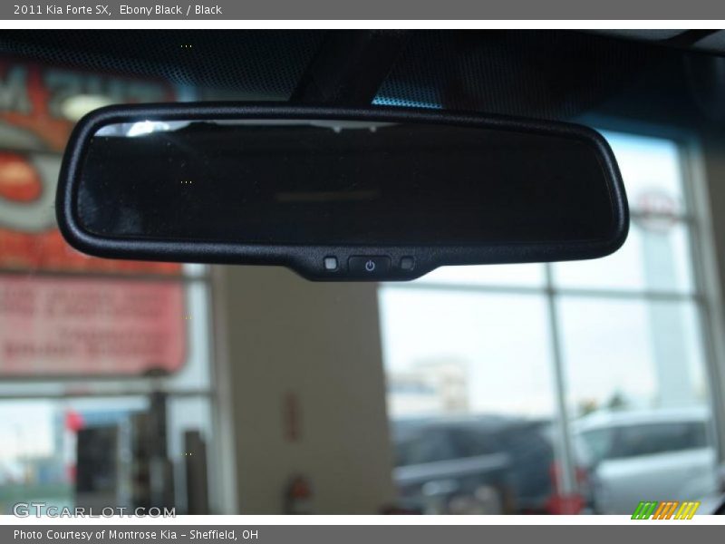 Ebony Black / Black 2011 Kia Forte SX