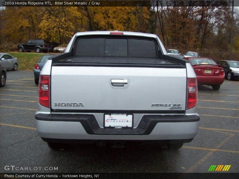 Billet Silver Metallic / Gray 2009 Honda Ridgeline RTL