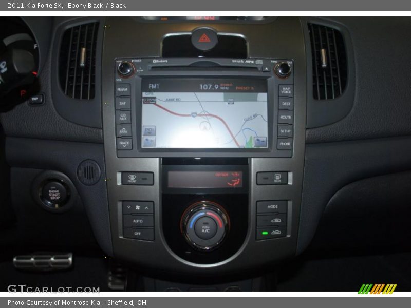 Controls of 2011 Forte SX