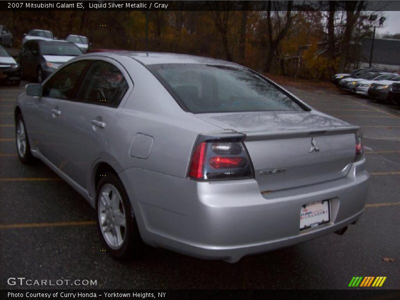 Liquid Silver Metallic / Gray 2007 Mitsubishi Galant ES