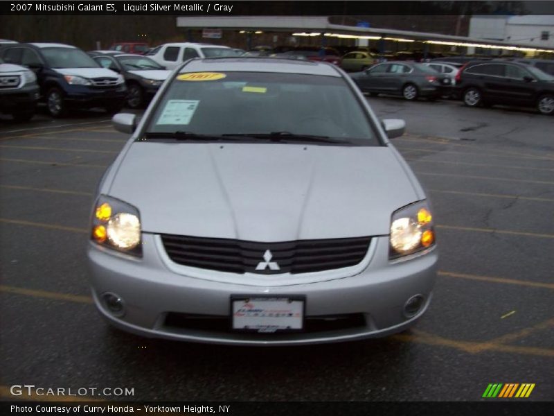 Liquid Silver Metallic / Gray 2007 Mitsubishi Galant ES